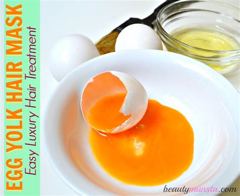 yolk hair mask|How to Use Egg White or Egg Yolk for Hair .